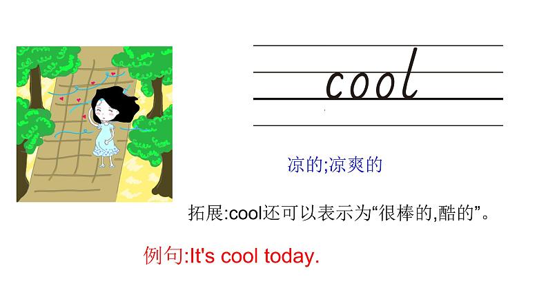 PEP小学英语四年级下册 unit  3 Weather   Part A Let's learn&Let's play 课件08