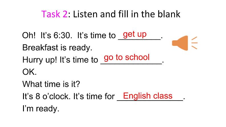 PEP小学英语四年级下册 unit 2  What time is it   Part B Let's talk&Let's play课件+教案08