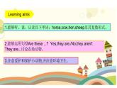 PEP小学英语四年级下册 unit  4  At  the  farm  Part B Let's learn&Draw and say课件+教案
