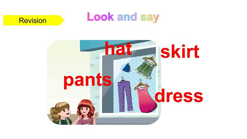 PEP小学英语四年级下册 unit  5  My  clothes  Part A Let's talk&Let's play课件+教案03