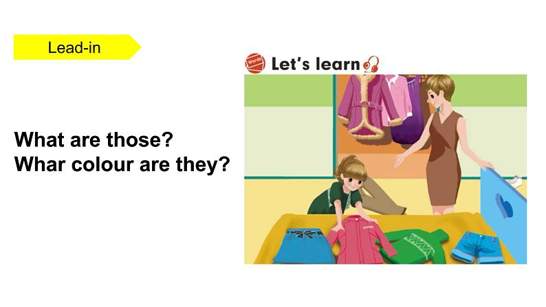 PEP小学英语四年级下册 unit  5  My  clothes  Part B Let's learn&Let's find out课件+教案05