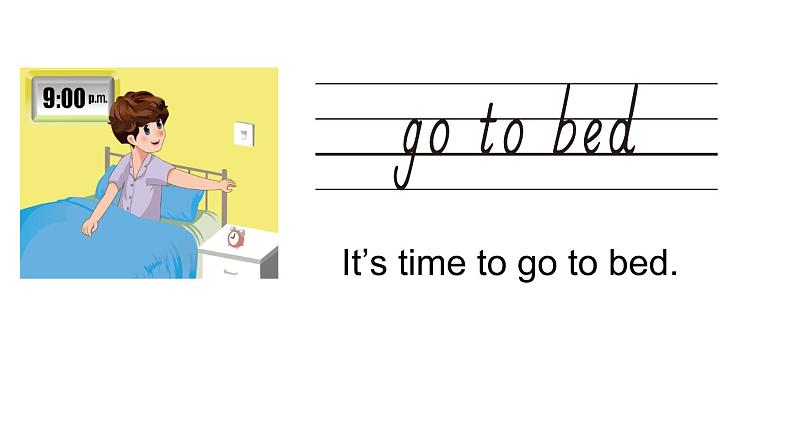 PEP小学英语四年级下册课件 unit 2  What time is it  B Let's learn&Let's play08