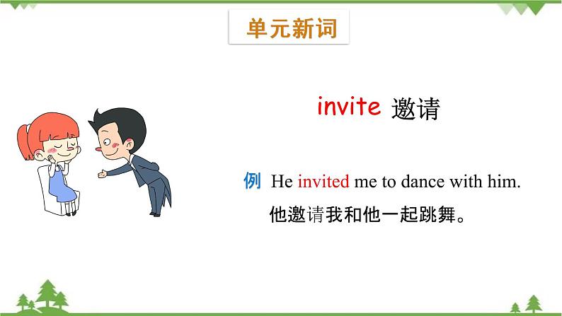 五年级下册英语课件-Module 3 Invitations Unit 6 See you at the party Period 1-教科版（广州）04