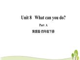 陕旅版英语四年级下Unit 8 Part A教学课件