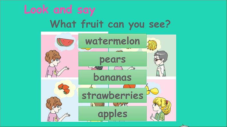 人教PEP 三年级英语下册 Unit 5 Do you like pears Part B第6课时课件+素材06