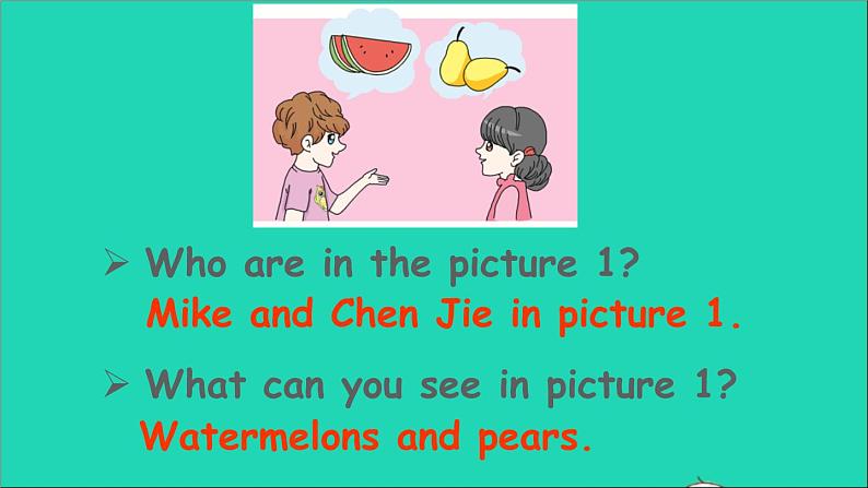 人教PEP 三年级英语下册 Unit 5 Do you like pears Part B第6课时课件+素材07