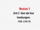 外研版英语五年级下册Module 3 Unit 2课件