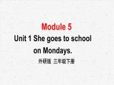 外研版三年級下冊英語Module 5 Unit 1教學(xué)課件