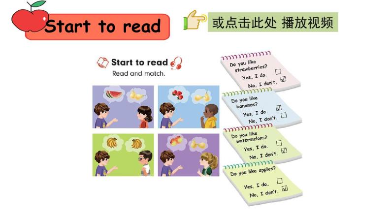 PEP小学英语三年级下册 unit 5  B Start to read 课件+素材04