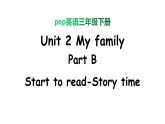 PEP小学英语三年级下册 unit 2  B Start to read 课件+素材