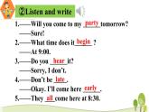 2021冀教版英語六年級下冊Unit 4 Again, please優(yōu)秀課件