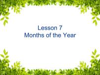 冀教版 (三年级起点)四年级下册Lesson 7 Months of the Year评课课件ppt