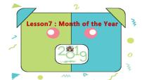 小学英语冀教版 (三年级起点)四年级下册Lesson 7 Months of the Year图片ppt课件