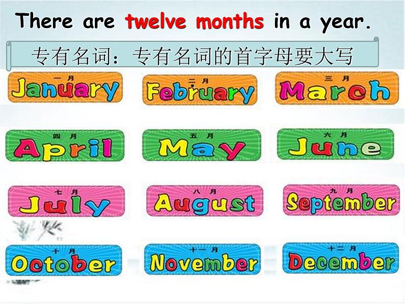 四年级英语下册课件-Lesson 7 Months of the Year（57）-冀教版第4页