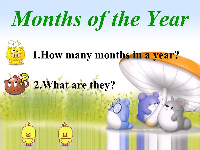 四年级英语下册课件-Lesson 7 Months of the Year（101）-冀教版第2页