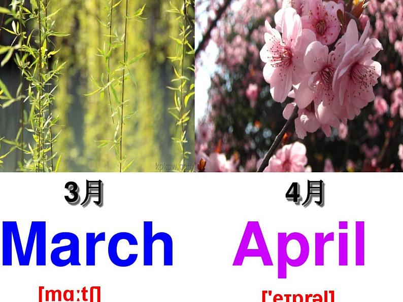 四年级英语下册课件-Lesson 7 Months of the Year（11）-冀教版05