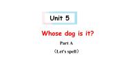 小学英语人教版 (PEP)五年级下册Unit 5 Whose dog is it? Part A一等奖ppt课件