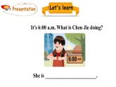 PEP小学英语五年级下册 unit  6  work quietly  Part A Let's learn   课件+素材