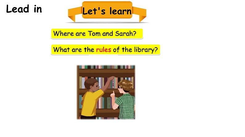 PEP小学英语五年级下册 unit  6  work quietly  Part B Let's learn   课件+素材03