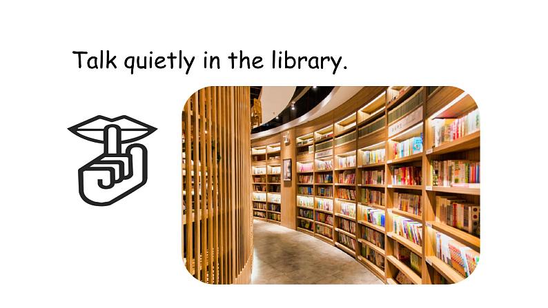 PEP小学英语五年级下册 unit  6  work quietly  Part B Let's learn   课件+素材04