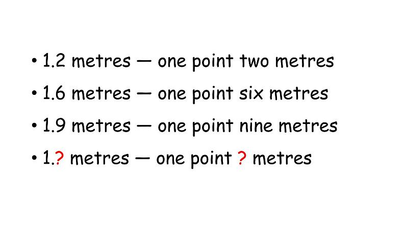 PEP小学英语六年级下册  Unit  1  How tall are you B Let's learn&Match and say     ppt课件+教学教案04