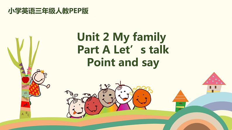 1.人教pep版-三下unit2-partA-Let's talk & Point 课件PPT01