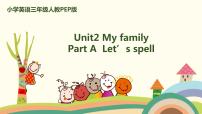 英语Unit 2 My family Part A公开课ppt课件