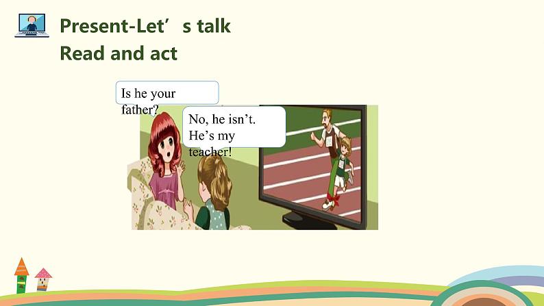 4.人教pep版-三下unit2-partB-Let's talk & Let's play 课件PPT05