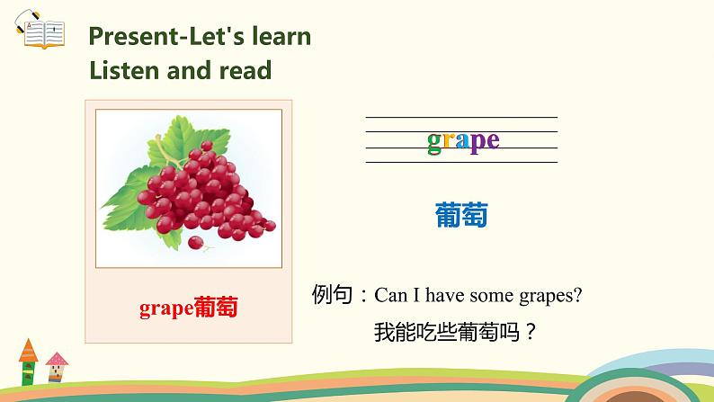 5.人教pep版-三下unit5-partB-Let's learn & Let's chant 课件03