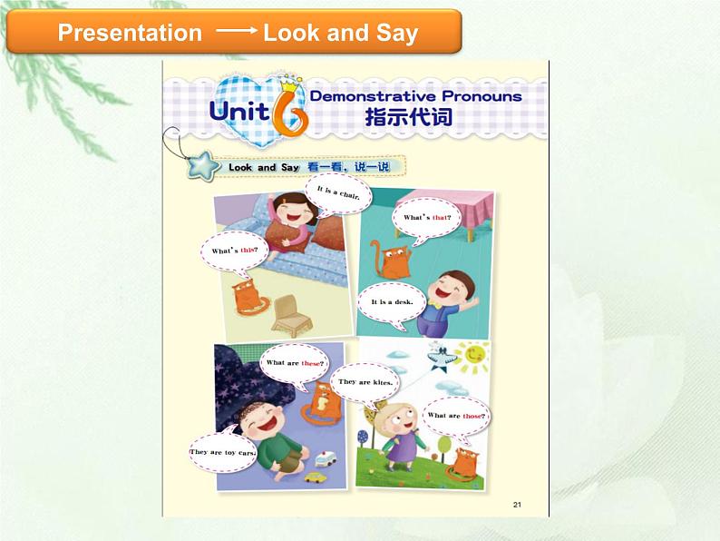 小学语法训练-U6指示代词 课件02