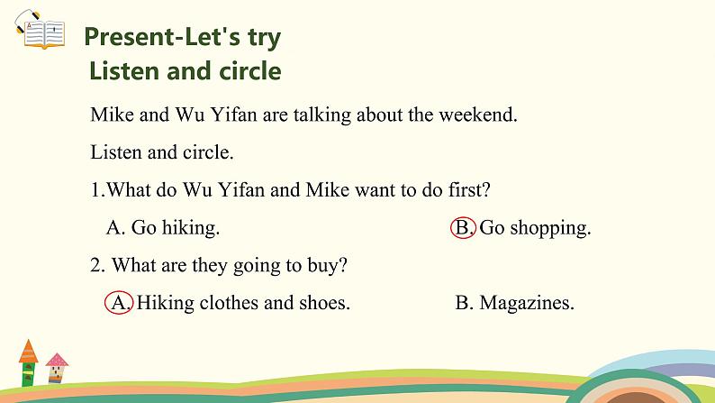 3.六英人下 Unit1-PartB-Let's try & Let's talk 精品PPT课件02