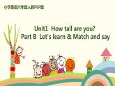 4.六英人下 Unit1-PartB-Let's learn & Match and say 精品PPT课件