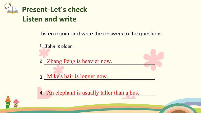 6.六英人下 Unit1-PartB-Let 's check & Let 's wrap it up 精品PPT课件第3页