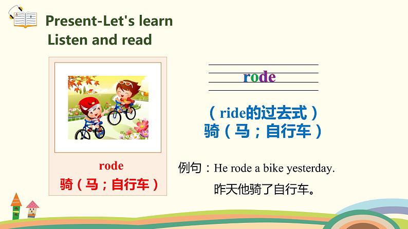 2.六英人下 Unit3-PartA-Let's learn & Listen, answer and write 精品PPT课件03