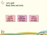 3 四英人上 Unit 6 Part A Let's spell精品PPT课件