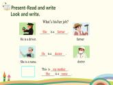 6 四英人上 Unit 6 Part B Read and write&Let’s check&Let’s sing精品PPT课件