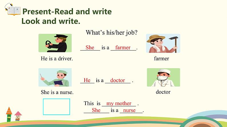 6 四英人上 Unit 6 Part B Read and write&Let’s check&Let’s sing精品PPT课件03