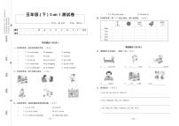 5年级英语下 单元测试卷+期中+期末+答案PDF（人教版）