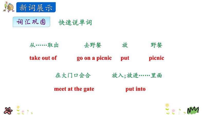 陕旅 英语 六上 Unit 4 第一课时 PPT课件06