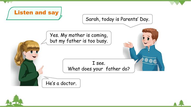 人教版（PEP）小学英语六年级上册 Unit 5 What does he do PA Let's talk 同步课件+教案+同步练习06