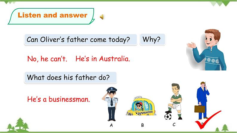 人教版（PEP）小学英语六年级上册 Unit 5 What does he do PA Let's talk 同步课件+教案+同步练习08