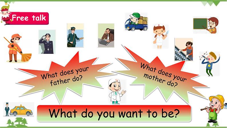 人教版（PEP）小学英语六年级上册 Unit 5 What does he do PB Let's learn 同步课件+教案+同步练习04