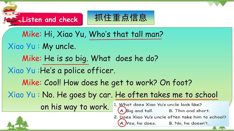 人教版（PEP）小学英语六年级上册 Unit 5 What does he do PB Let's talk 同步课件+教案+同步练习06