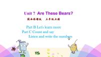 小学英语陕旅版三年级上册Unit 7 Are these bears?说课ppt课件