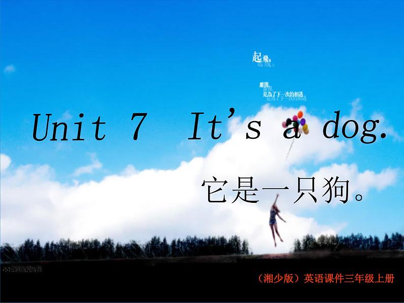 湘少版英语三年级下册 Unit 7 it's a dog课件301