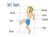 湘少版英語三年級下冊 Unit 10 Touch your head課件2