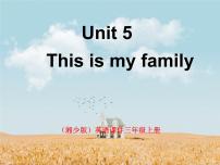 湘少版三年级上册Unit 5 This is my family图片课件ppt