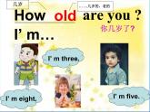 湘少版英语三年级下册Unit 4 How old are you课件2