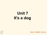 湘少版英语三年级下册 Unit 7 It's a dog课件2