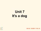 湘少版英語三年級(jí)下冊(cè) Unit 7 It's a dog課件2